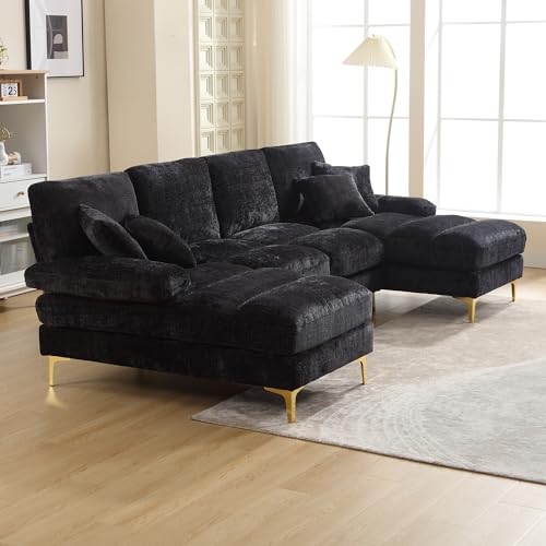 Modern Convertible Sectional Sofa for Living Spaces