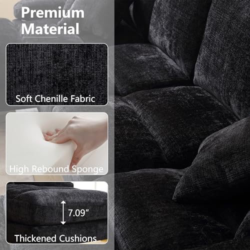 Modern Convertible Sectional Sofa for Living Spaces