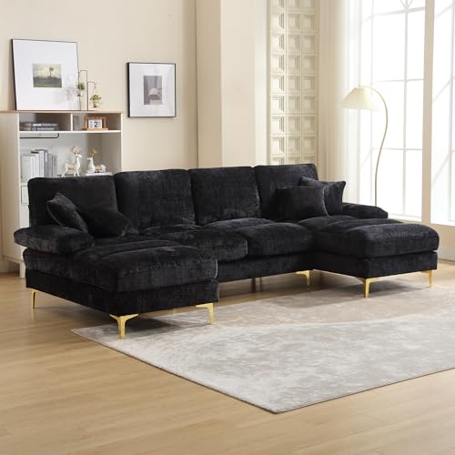 Modern Convertible Sectional Sofa for Living Spaces