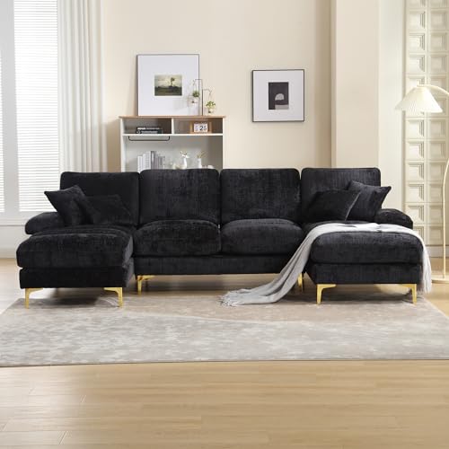Modern Convertible Sectional Sofa for Living Spaces