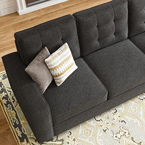 HONBAY L-Shaped Sofa with Storage Ottoman