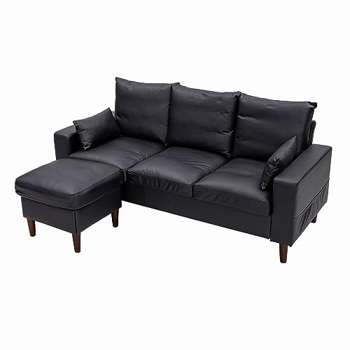 Panana L-Shaped Convertible Sofa with Ottoman