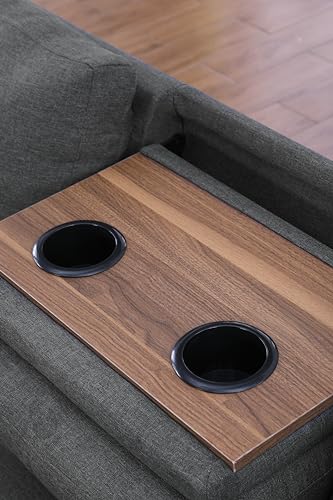 L-Shaped Modular Sofa Set with Storage Ottoman