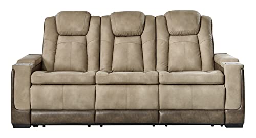 Ashley Next-Gen DuraPella Power Reclining Sofa - Sand