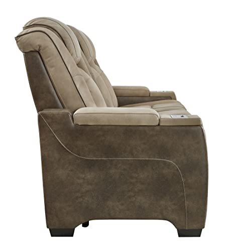 Ashley Next-Gen DuraPella Power Reclining Sofa - Sand