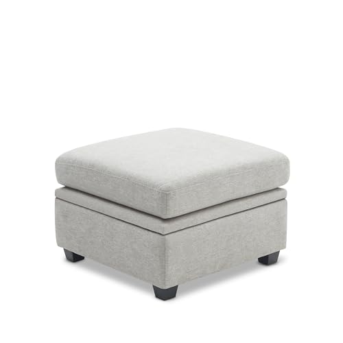 Light Gray Ottoman Module for Modular Sectional Sofa