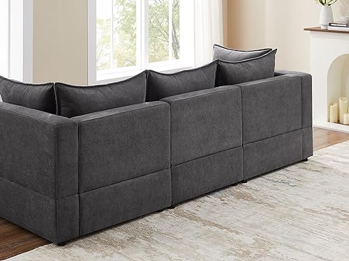 VANOMi U-Shaped Modular Sectional Sofa with Ottomans