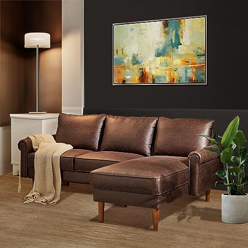 Cozy 81.5" L-Shaped Sectional Sofa with Chaise