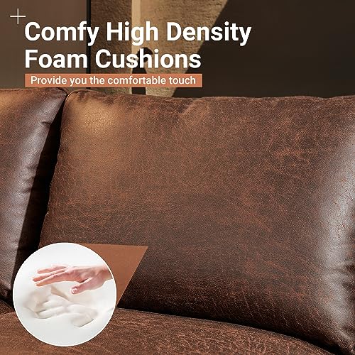 Cozy 81.5" L-Shaped Sectional Sofa with Chaise