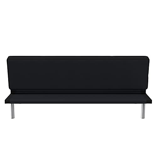 Serta Convertible Futon Sofa with Chrome Legs