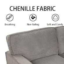 EBELLO 3-in-1 Convertible Sleeper Sofa with Storage
