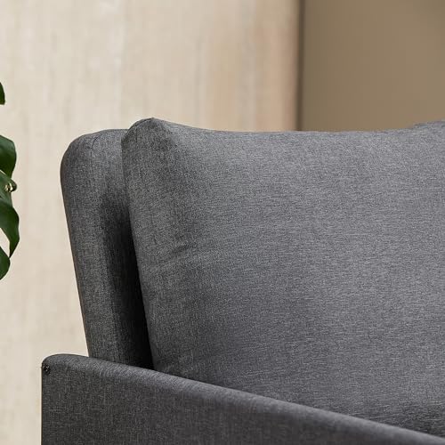 3-in-1 Convertible Sleeper Sofa Bed in Dark Gray
