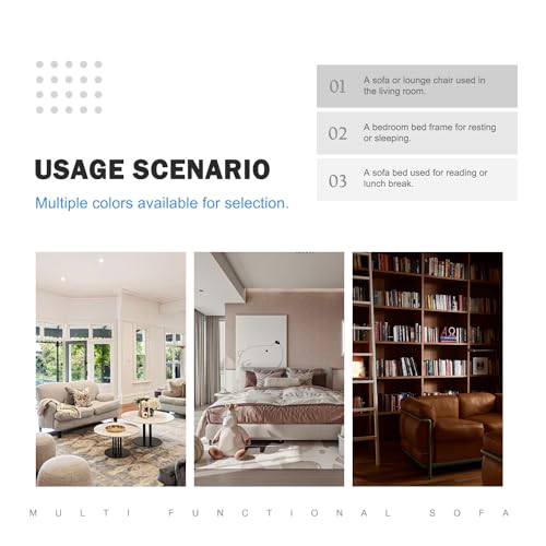 Convertible Sofa Bed with Reclining Backrest & Storage
