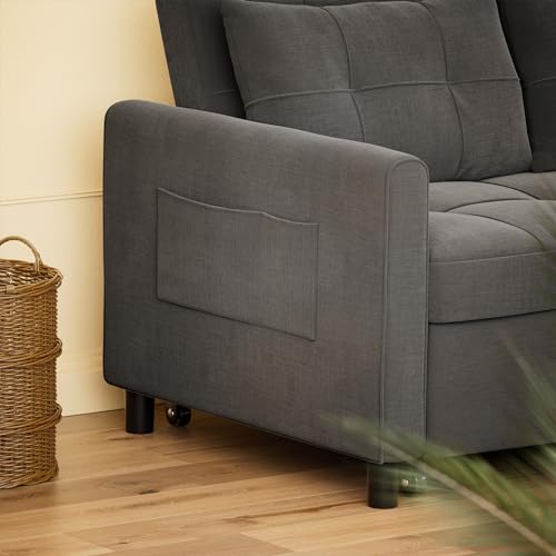 Gizoon 3-in-1 Convertible Sleeper Sofa Couch