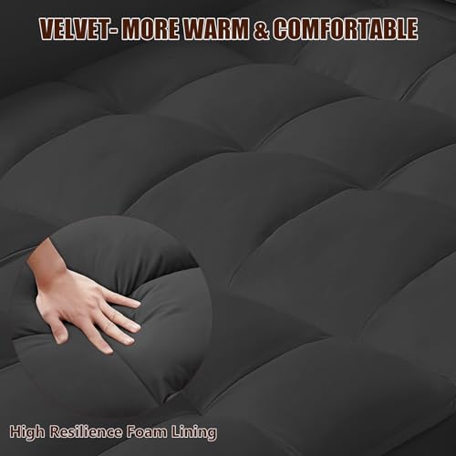 Versatile Black Sleeper Sofa with Storage & Pillows