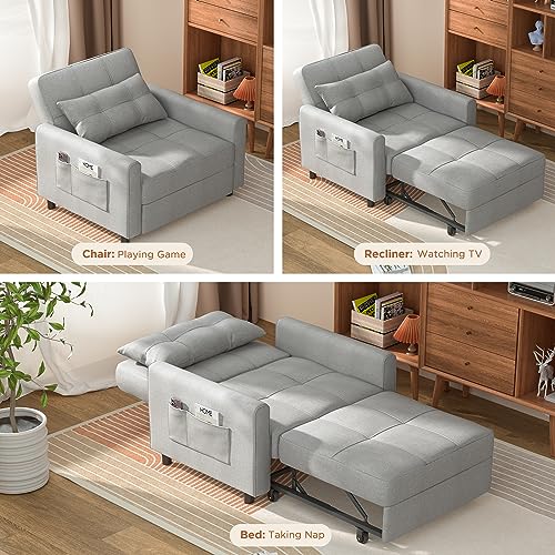 Noelse 3-in-1 Convertible Sofa Bed and Chair