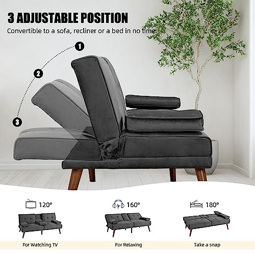 Dark Gray Shintenchi Sofa Bed
