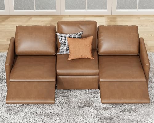 AMERLIFE 3-Seat Power Recliner Sofa with USB