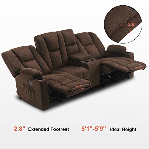 MCombo Electric Reclining Sofa with Heat & Massage