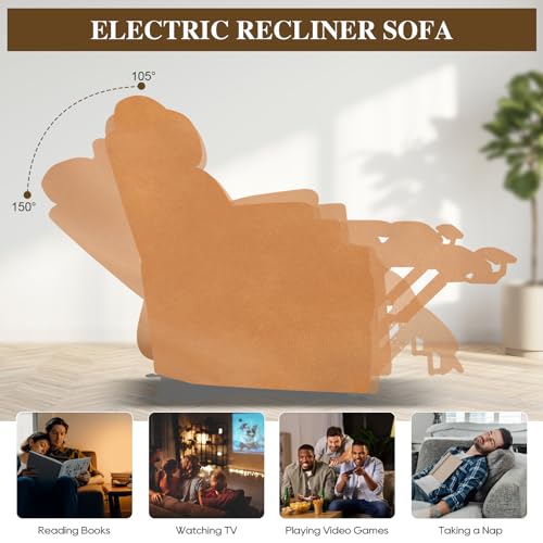 3-Seat Power Reclining Sofa with USB Ports