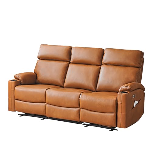 3-Seat Power Reclining Sofa with USB Ports