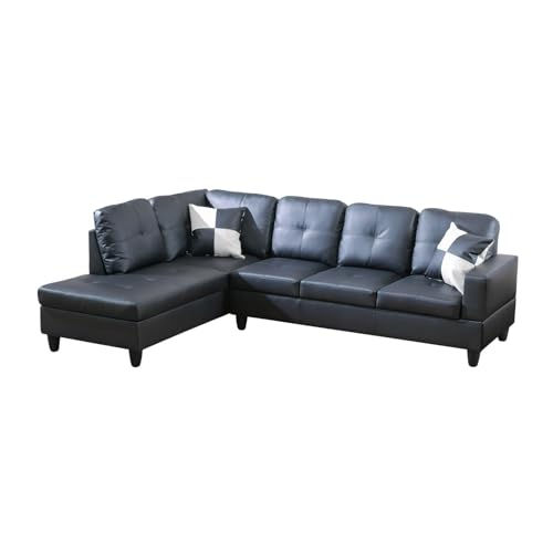 Modern 3-Piece L-Shape Sectional Sofa Set