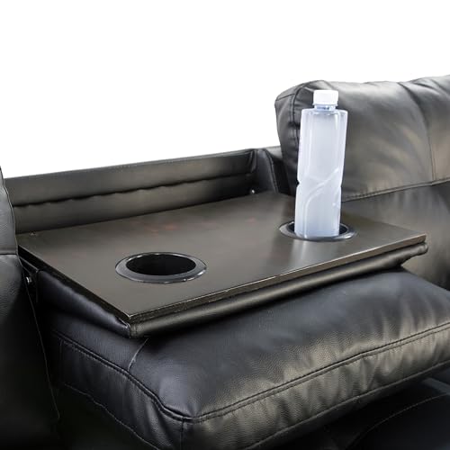 3-Piece Faux Leather L-Shaped Sectional Sofa Set