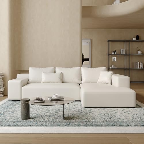 Oversized Modern L-Shaped Sectional Sofa Set