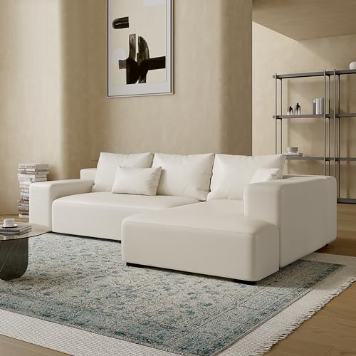 Oversized Modern L-Shaped Sectional Sofa Set