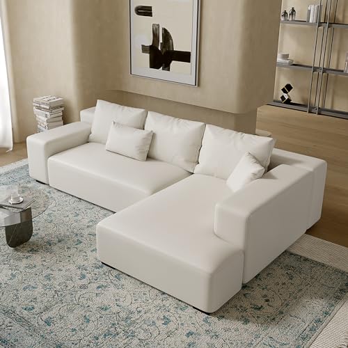 Oversized Modern L-Shaped Sectional Sofa Set