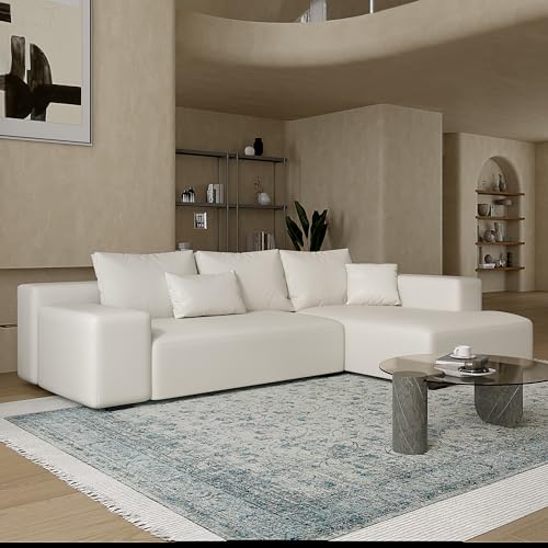 Oversized Modern L-Shaped Sectional Sofa Set