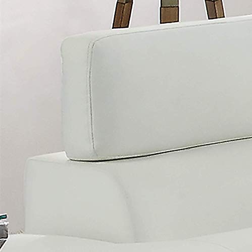 Poundex Faux Leather Sectional Sofa - Bobkona Isidro