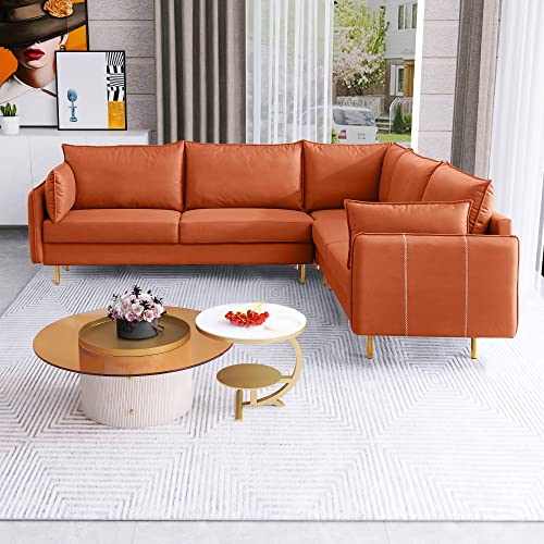 L-Shape Modular Sectional Sofa for Living Room