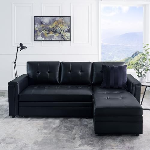 Lily Sectional Sleeper Sofa with USB Ports