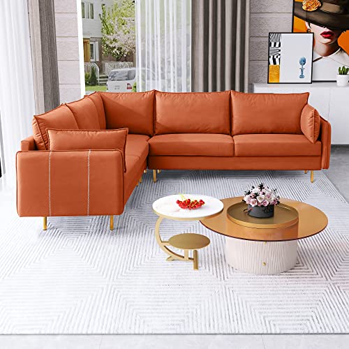 L-Shape Modular Sectional Sofa for Living Room