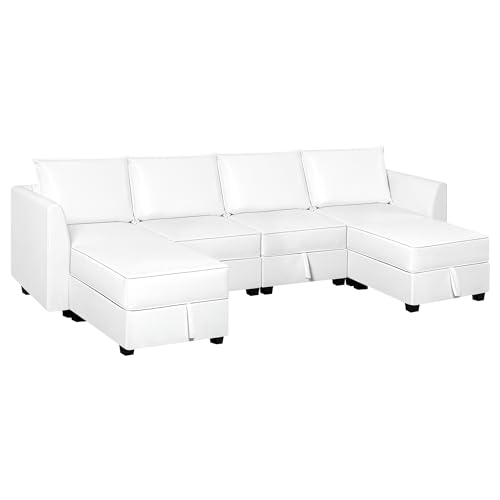 Naomi Home U-Shaped Modular Sectional Sofa Set