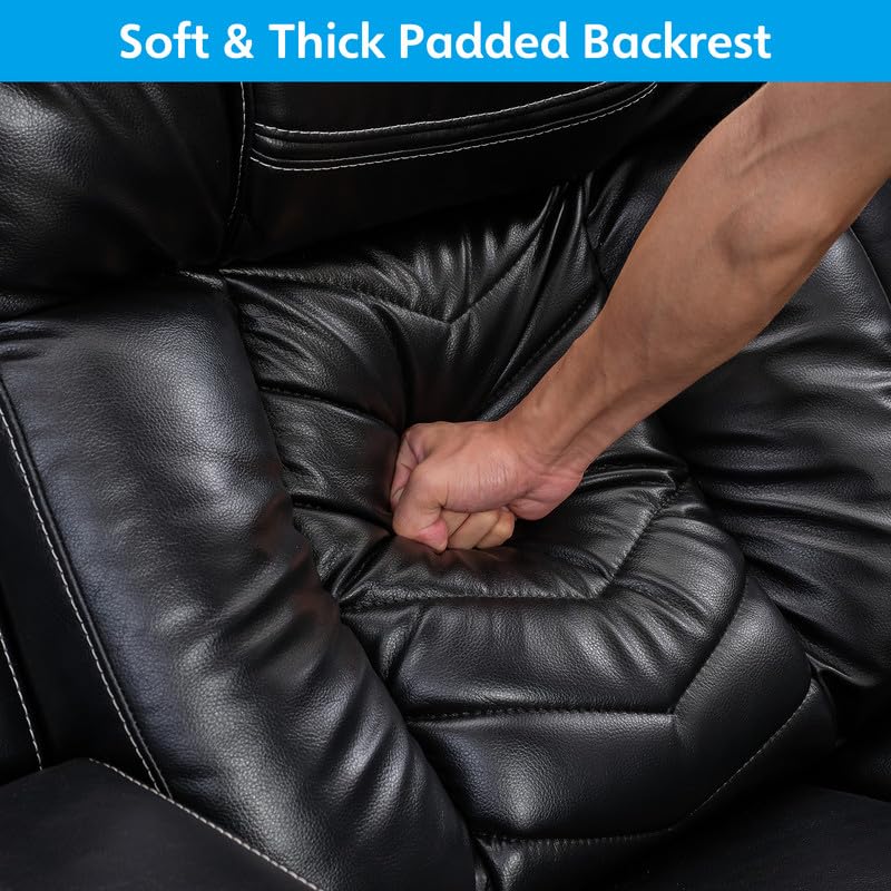 Power Reclining L-Shaped Sectional Couch with Speaker
