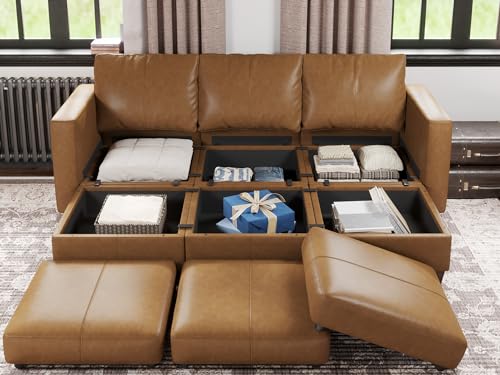 EASE MOOSE Modular 6-Seat Sectional Sleeper Sofa