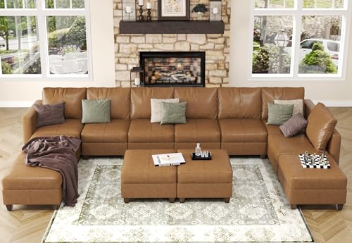 EASE MOOSE Oversized Sectional Sofa with Reversible Chaises
