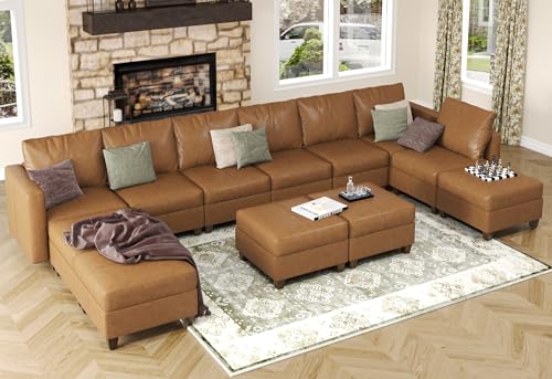 EASE MOOSE Oversized Sectional Sofa with Reversible Chaises