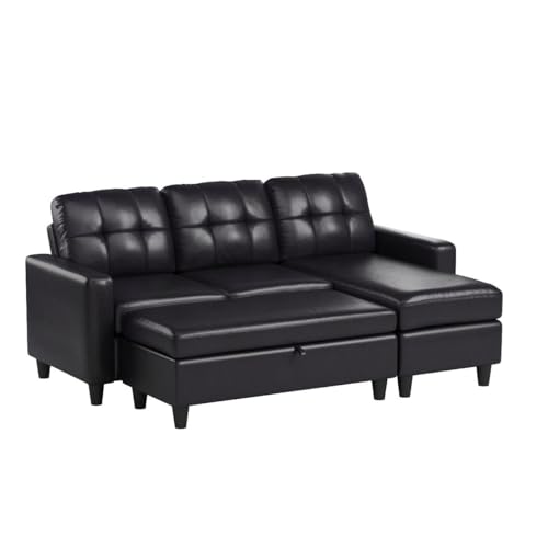 HONBAY Modern L-Shaped Convertible Sectional Sofa