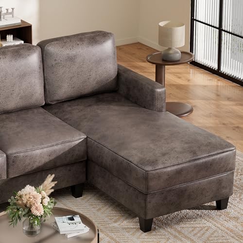 Modern 3-Seater L-Shaped Sofa with Chaise
