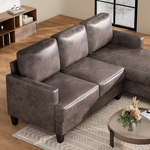 Modern 3-Seater L-Shaped Sofa with Chaise