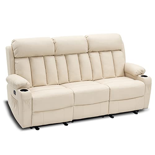 MCombo 3-Seat Power Reclining Sofa with Heat