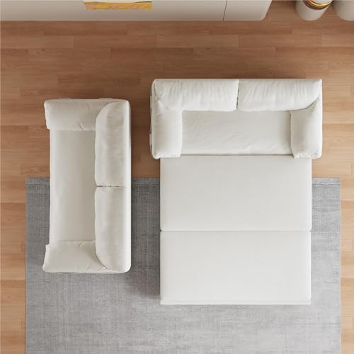 Compact Queen Pull-Out Sofa Bed with Storage