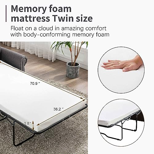 P PURLOVE Modern Sleeper Sofa Bed Loveseat in Gray