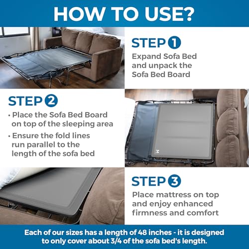 Meliusly® Queen Sleeper Sofa Support Board
