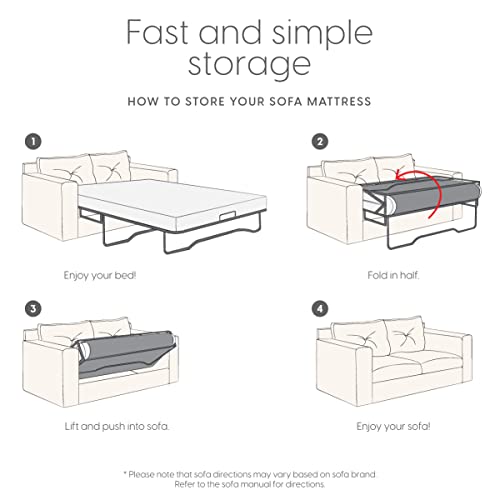 Full Memory Foam Sofa Mattress for Comfort