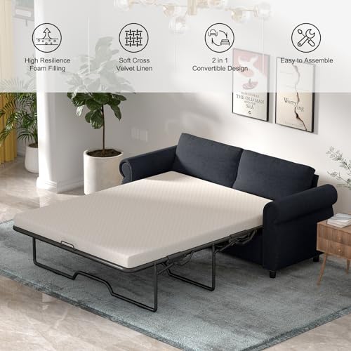 PUREMIND 2-in-1 Pull Out Sofa Bed