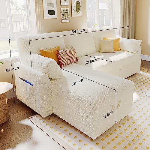 Amerlife 2-in-1 Sleeper Sofa with Storage